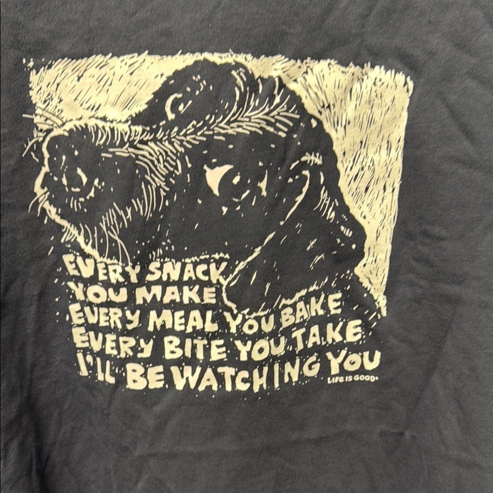 Life is Good Navy Blue Men's Crusher Shirt - Picture 2 of 4